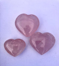 Load image into Gallery viewer, Rose Quartz Hearts - Medium Small