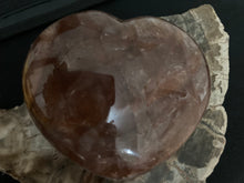 Load image into Gallery viewer, Fire Quartz Heart - Polished