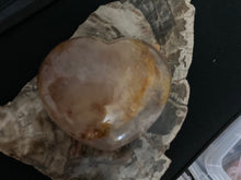 Load image into Gallery viewer, Fire Quartz Heart - Polished