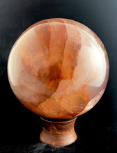 Load image into Gallery viewer, Fire Quartz Sphere 1174 - Red Hematoid Quartz Sphere - 127mm - Polished "The Martian"