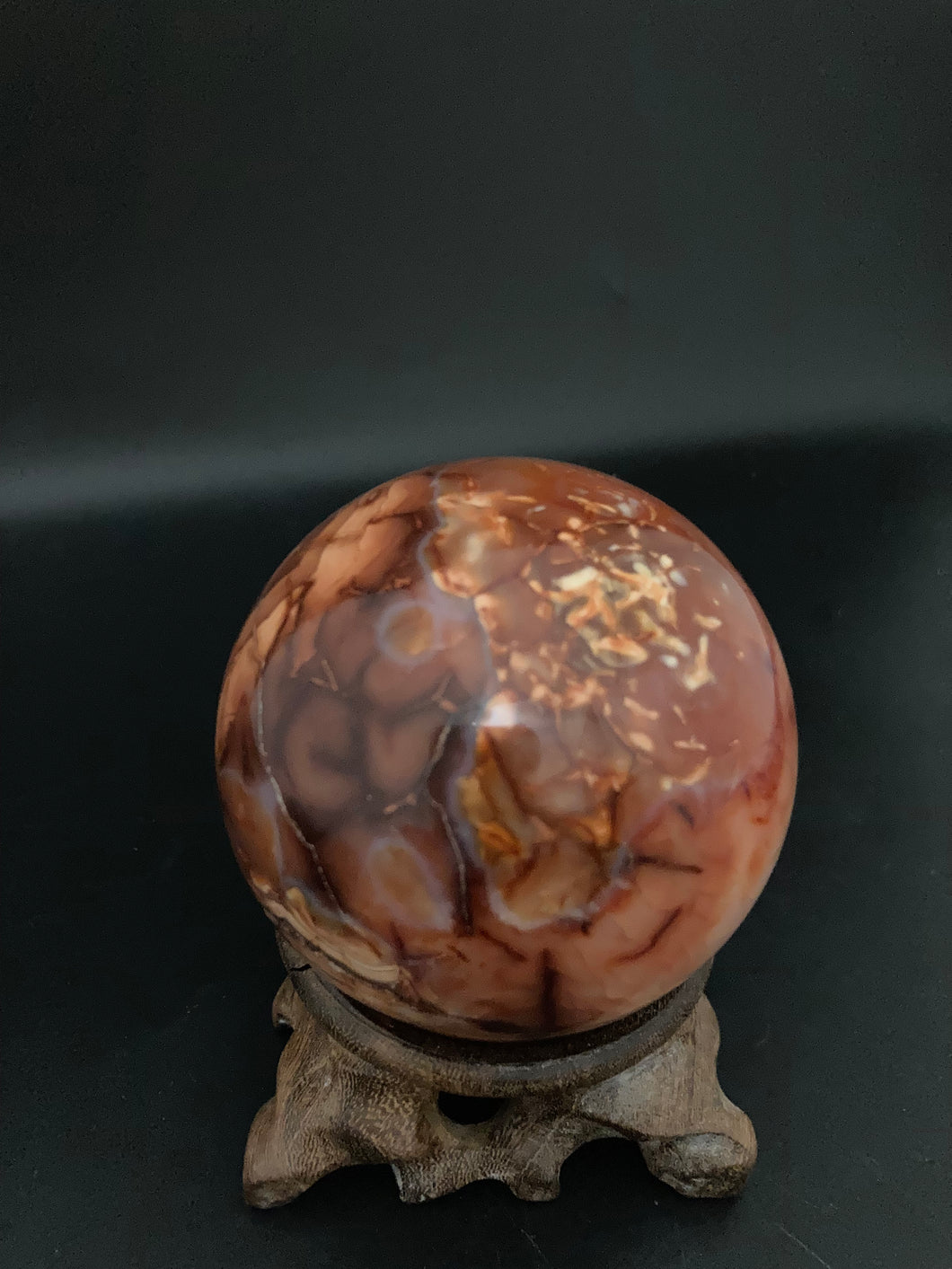 Carnelian Sphere - Polished